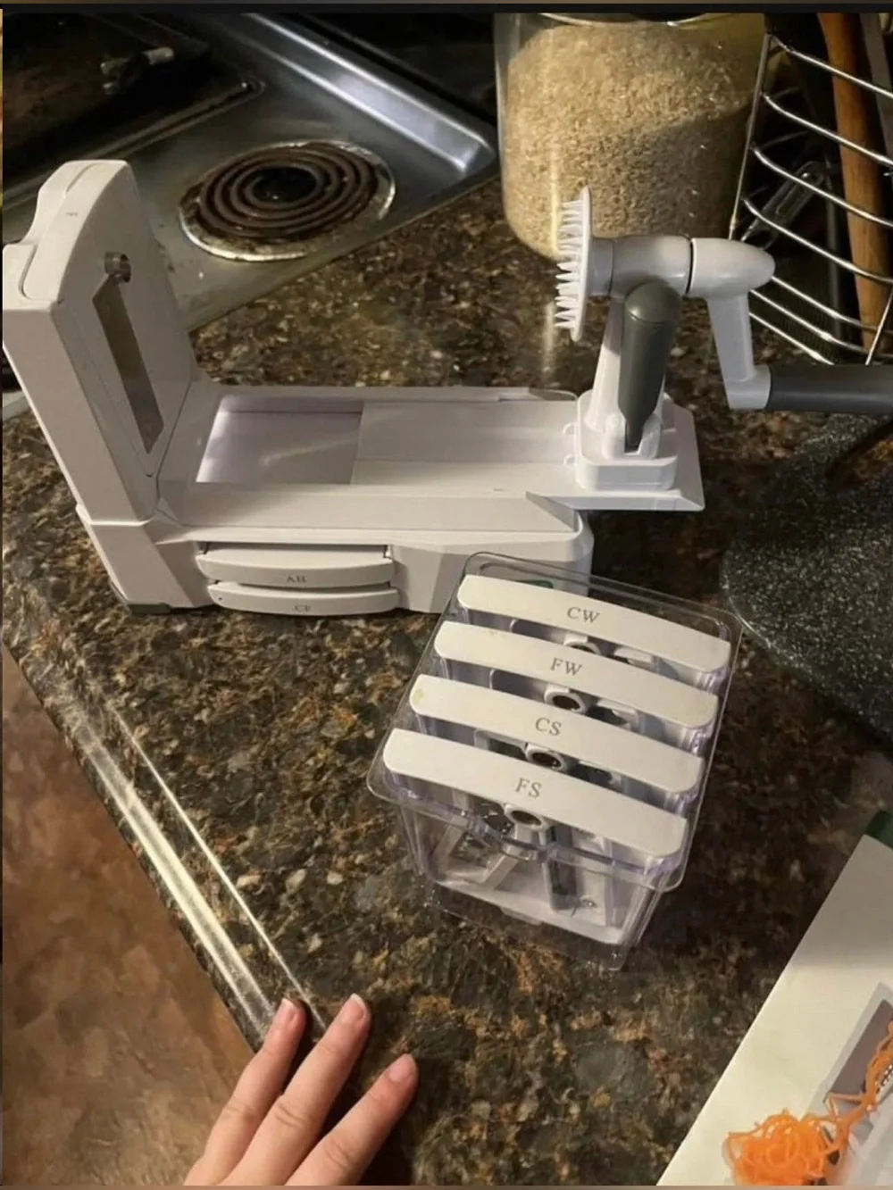 Spiralizer Ultimate 7-Blade Vegetable Spiralizer – Complete Set – Stainless Stee